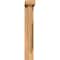 Ekena Millwork Traditional Block Smooth Bracket w/ Offset Brace, Western Red Cedar, 3 1/2"W x 14"D x 22"H BKT0402X14X22TRA05SWR - alternate 2